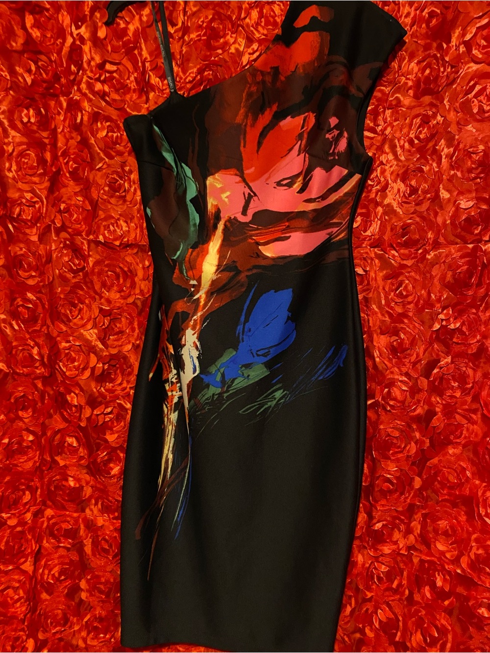 Black Floral-Print Sheath Dress - Women